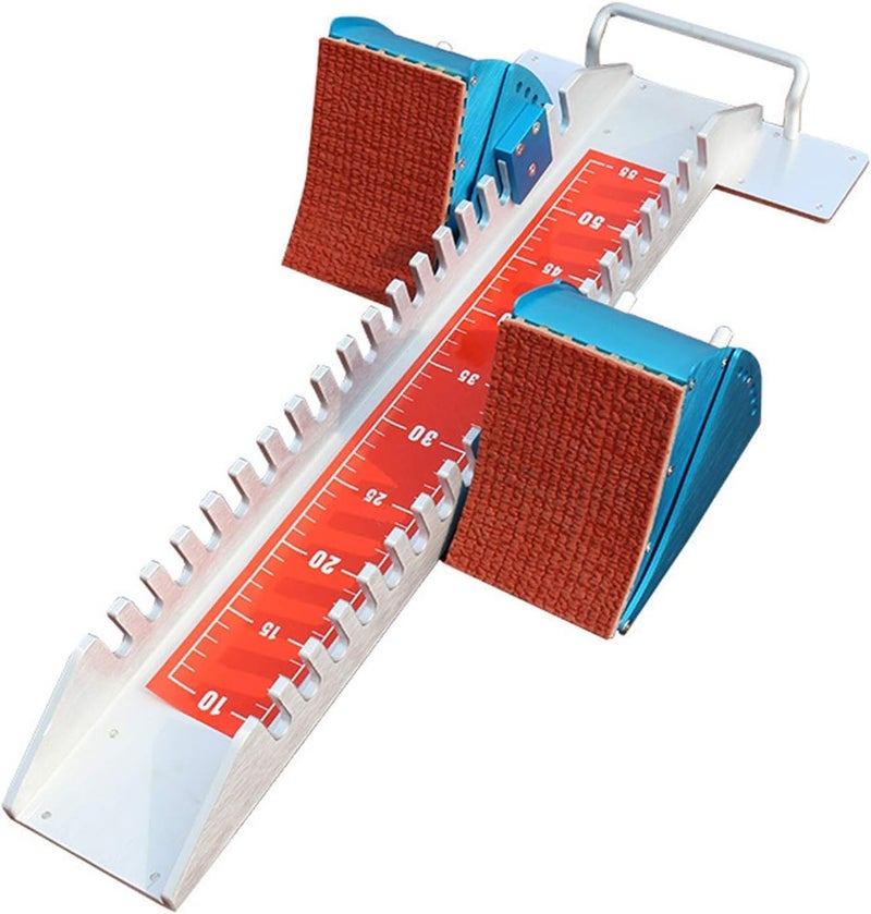 Ribowri 25" Starting Blocks Track and Field Heavy Duty Without The Heavy Start Sprint Pedal 6 Angles adjustablesuitable for Track and Field Sports Aluminum Alloy Starting Blocks - Image 1